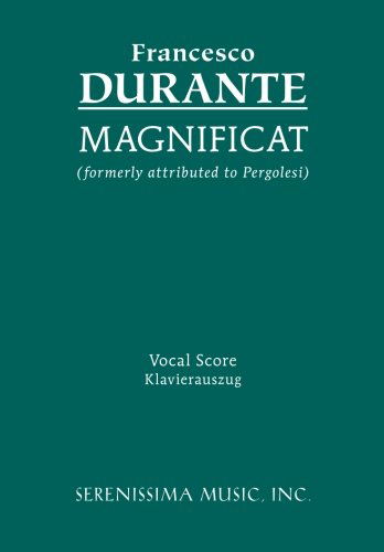 Cover for Francesco Durante · Magnificat: Vocal Score (Taschenbuch) [Latin edition] (2007)