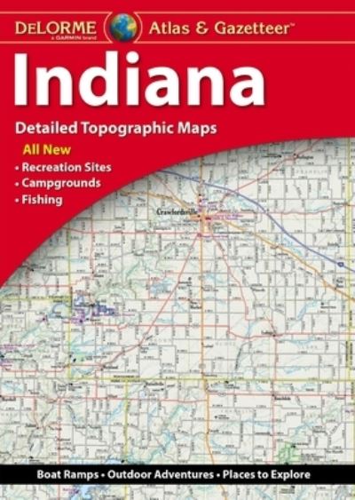 Cover for Garmin International · Indiana Atlas &amp; Gazetteer (Book) (2023)