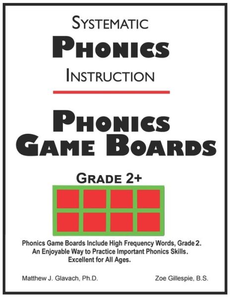 Cover for Zoe Glavach · Systematic Phonics Instruction Phonics Game Boards, Grade 2+ (Paperback Book) (2017)