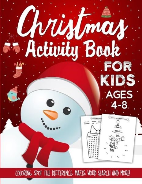 Cover for Happy Harper · Christmas Activity Book For Kids Ages 4-8 (Pocketbok) (2019)