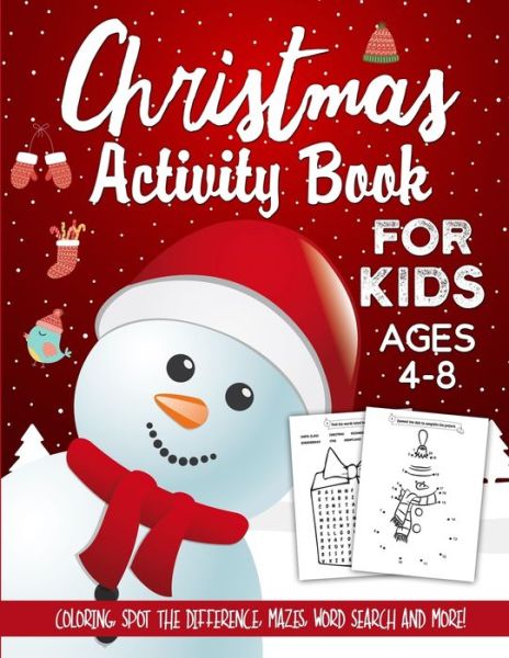 Cover for Happy Harper · Christmas Activity Book For Kids Ages 4-8 (Paperback Book) (2019)