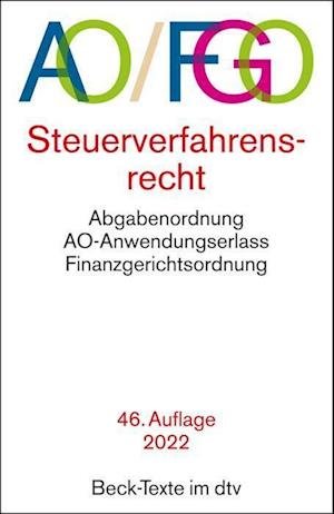 Cover for Dtv Verlagsgesellschaft · Abgabenordnung Finanzgerichtsordnung AO FGO (Paperback Bog) (2022)