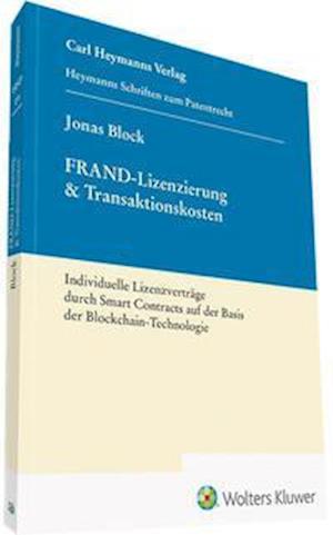 Frand-lizenzierung & Transaktions - Block - Inne -  - 9783452296511 - 