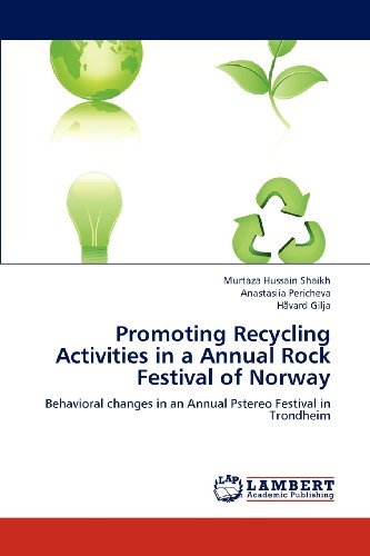 Cover for Håvard Gilja · Promoting Recycling Activities in a Annual Rock Festival of Norway: Behavioral Changes in an Annual Pstereo Festival in Trondheim (Taschenbuch) (2012)