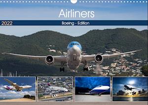 Cover for Timo Breidenstein · Airliners - Boeing Edition (Wandkalender 2022 DIN A3 quer) (Calendar) (2021)