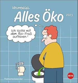 Krumbiegel: Alles Öko Postkartenkalender 2023 - Uwe Krumbiegel - Gadżety - Heye - 9783840194511 - 3 maja 2022