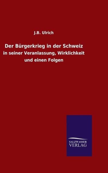 Cover for Ulrich · Der Bürgerkrieg in der Schweiz (Book) (2016)