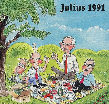 Julius tegninger - Jens Julius Hansen - Bøger - DIXIT - 9788787643511 - 3. januar 2001