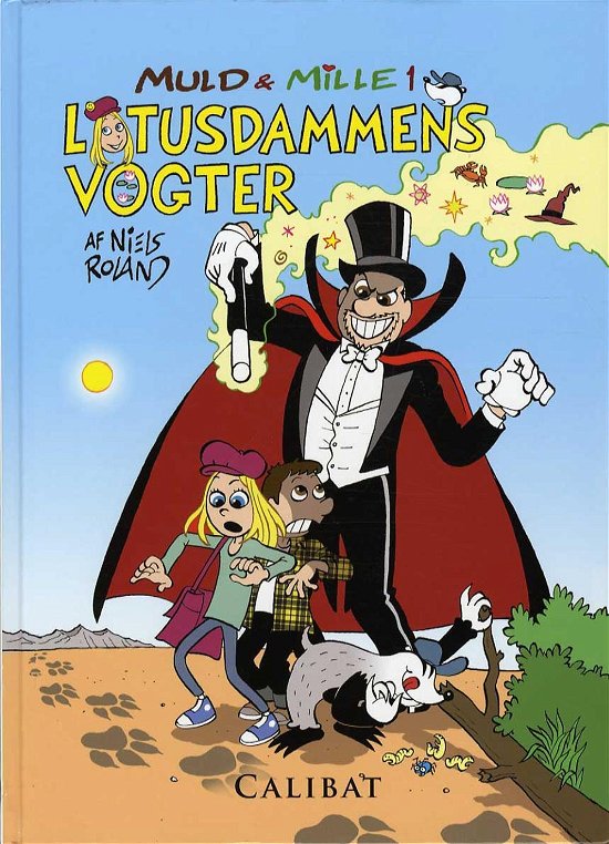 Cover for Muld og Mille: lotusdammens vogter (Hardcover bog) [1. udgave] (2013)