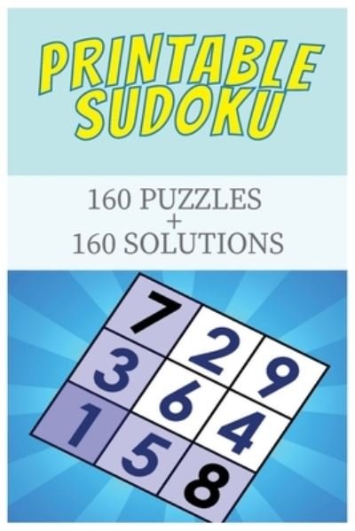 Printable Sudoku - Buzz Pro - Books - Independently Published - 9798557135511 - November 1, 2020