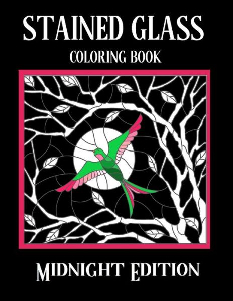 Cover for Nine Muses · Stained Glass Coloring Book Midnight Edition (Paperback Book) (2020)