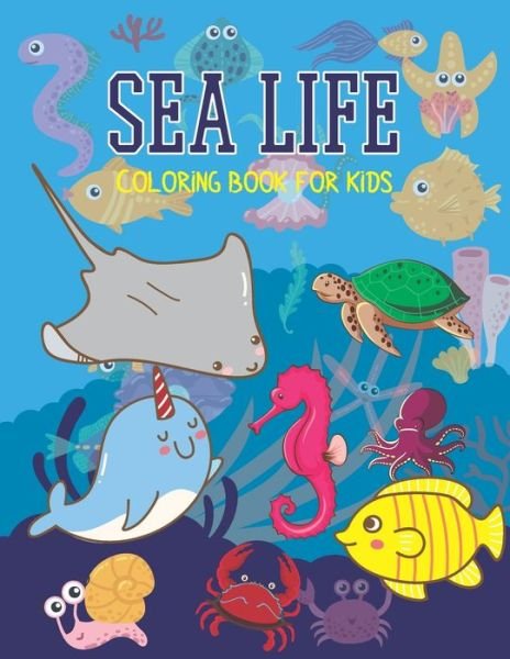 Cover for Ksr Publishing · Sea Life Coloring Book For Kids (Pocketbok) (2020)