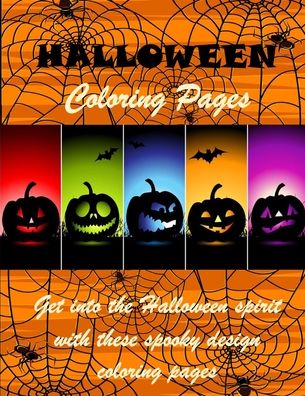 Cover for Magic Momentz · Halloween Coloring Pages (Paperback Book) (2020)