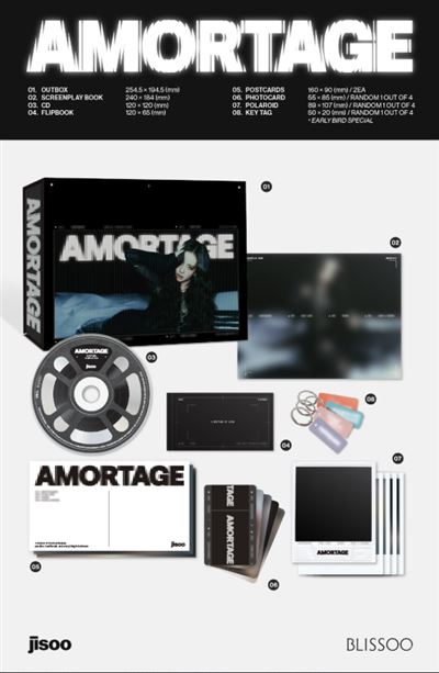 Cover for JISOO (BLACKPINK) · Amortage (CD/Merch) (2025)