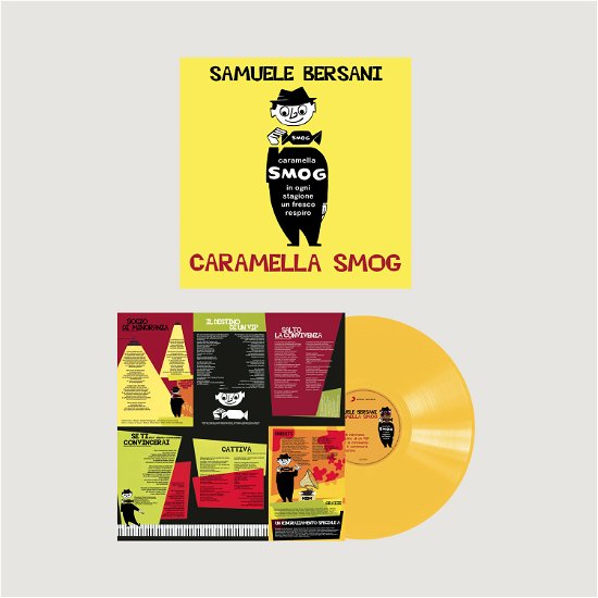 Cover for Samuele Bersani · Caramella Smog (LP) [Yellow edition] (2023)
