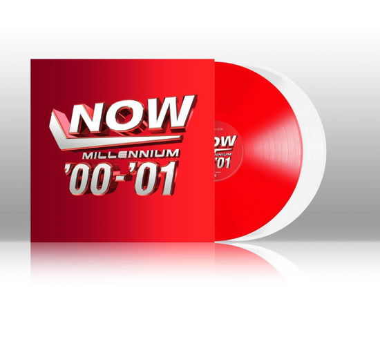 Cover for Various Artists · Now - Millennium 2000-2001 (Red / White Vinyl) (LP) (2023)