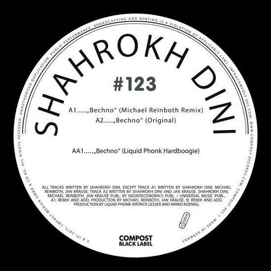 Cover for Shahrokh Dini · Compost Black Label 123 (LP) (2018)