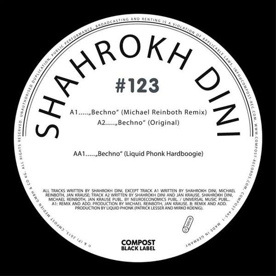 Compost Black Label 123 - Shahrokh Dini - Music - COMPOST BLACK LABEL - 0673794246512 - September 6, 2018