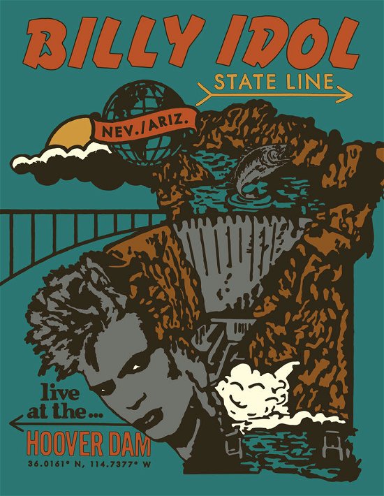 Cover for Billy Idol · State Line: Live At The Hoover Dam (Blu-ray) (2023)