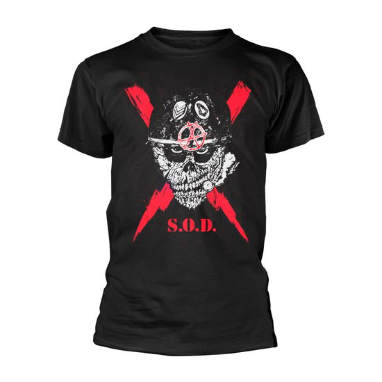 Cover for S.o.d. (Stormtroopers of Death) · Scrawled Lightning (T-shirt) [size S] [Black edition] (2019)