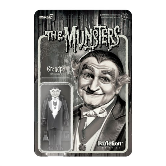 Munsters Reaction Figures Wave 2 - Grandpa (Grayscale) - Munsters - Gadżety - SUPER 7 - 0840049825512 - 6 stycznia 2023