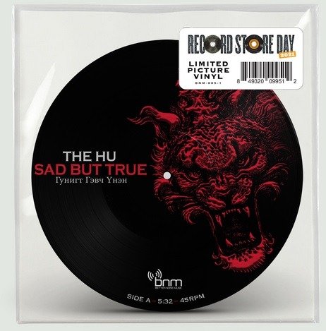 Cover for The Hu · Sad But True &amp; Wolf Totem (7&quot; Picture Disc Vinyl) (LP) [Picture Disc edition] (2021)