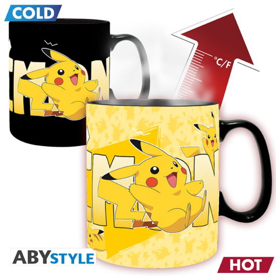 Pokemon Pikachu Heat Change Mug -  - Kirjat - ABYSSE UK - 3665361086512 - keskiviikko 18. syyskuuta 2024