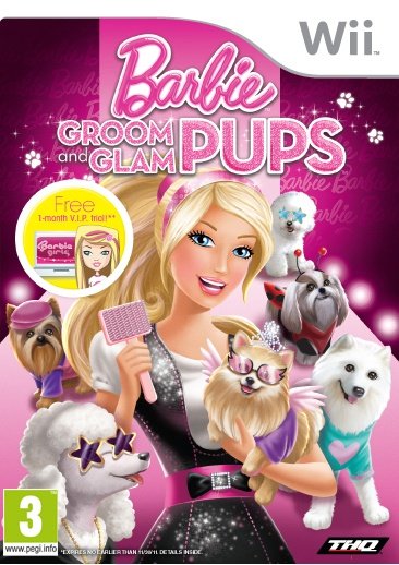 Cover for Spil-wii · Barbie: Groom and Glam Pups (Wii) (2010)
