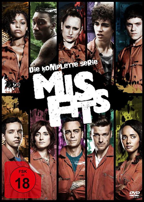 Misfits-die Komplette Serie - Rheon,iwan / Stewart-jerrett,nathan - Elokuva - POLYBAND-GER - 4006448363512 - perjantai 28. elokuuta 2015