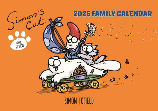 Simon's Cat Week-to-View Planner A4 Calendar 2025 - Portico Designs Ltd - Books - Portico Designs Ltd - 5020211306512 - August 23, 2024