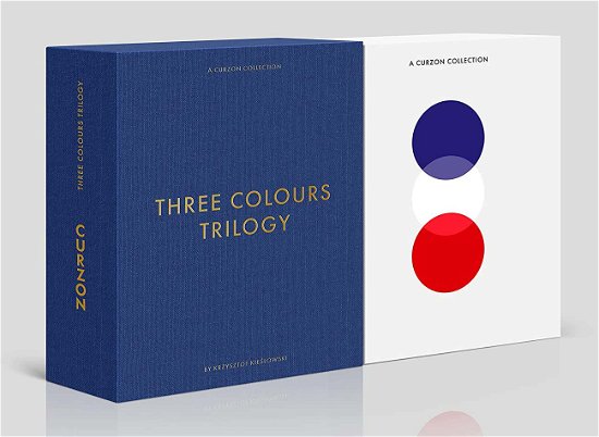 Cover for Three Colours Trilogy: a Curzon Collection · The Three Colours Trilogy - Blue / White / Red (4K UHD Blu-ray) (2023)