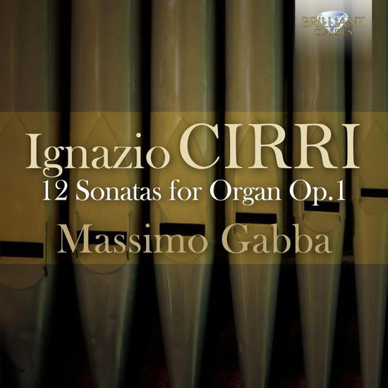 Cover for Cirri / Gabba,massimo · 12 Sonatas for Organ Op. 1 (CD) (2015)