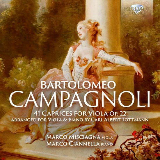 Campagnoli: 41 Caprices for Viola Op.22 - Marco Misciagna - Musik - BRILLIANT CLASSICS - 5028421965512 - 4. November 2022