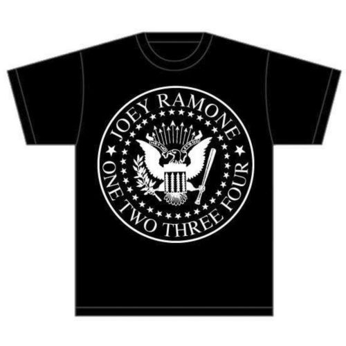 Joey Ramone Unisex T-Shirt: 1234 Seal - Joey Ramone - Produtos - Global - Apparel - 5055295346512 - 