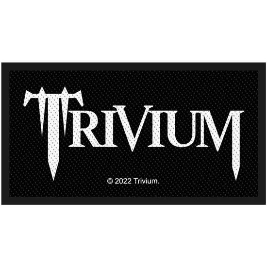 Trivium Standard Woven Patch: Logo - Trivium - Merchandise -  - 5056365721512 - 