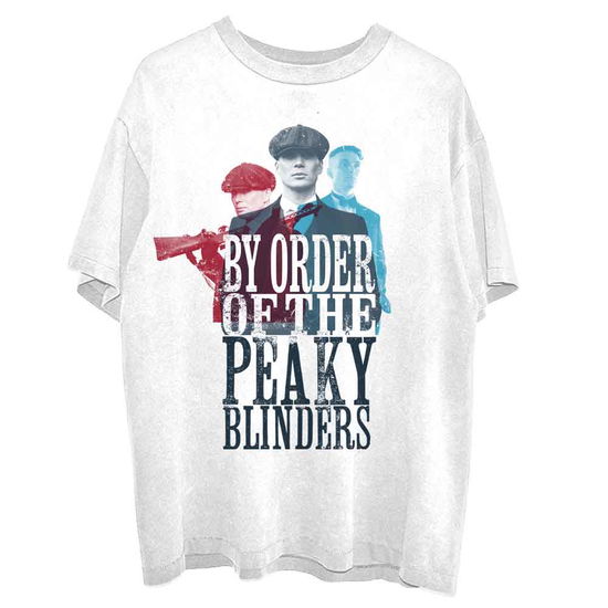 Peaky Blinders Unisex T-Shirt: 3 Tommys - Peaky Blinders - Gadżety - - 5056368689512 - 26 sierpnia 2021