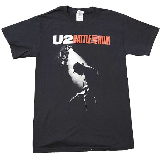 U2 Unisex T-Shirt: Rattle & Hum Spotlight Photo (Ex-Tour) - U2 - Merchandise -  - 5056561051512 - 