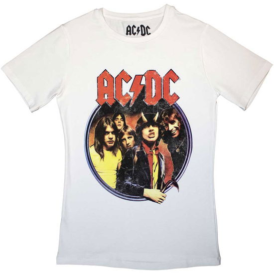 AC/DC Ladies T-Shirt: Highway To Hell Circle - AC/DC - Mercancía -  - 5056737214512 - 