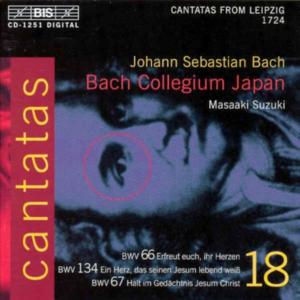 Cantatas Vol.18 - Johann Sebastian Bach - Musiikki - BIS - 7318590012512 - maanantai 6. toukokuuta 2002