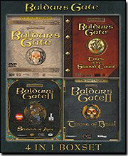 Baldurs Gate 1  2 4 in 1 Boxset PC - Pc - Game - Atari - 7350002939512 - 2009