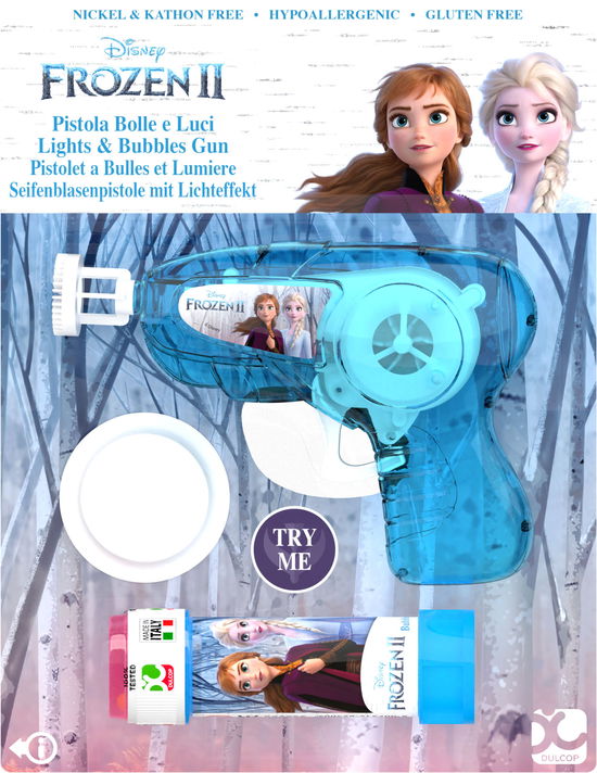 Cover for Dulcop Bolle Di Sapone · Pistola Bolle Con Luci Media - Frozen 2 - Blister 1 Pz 60 Ml (MERCH)