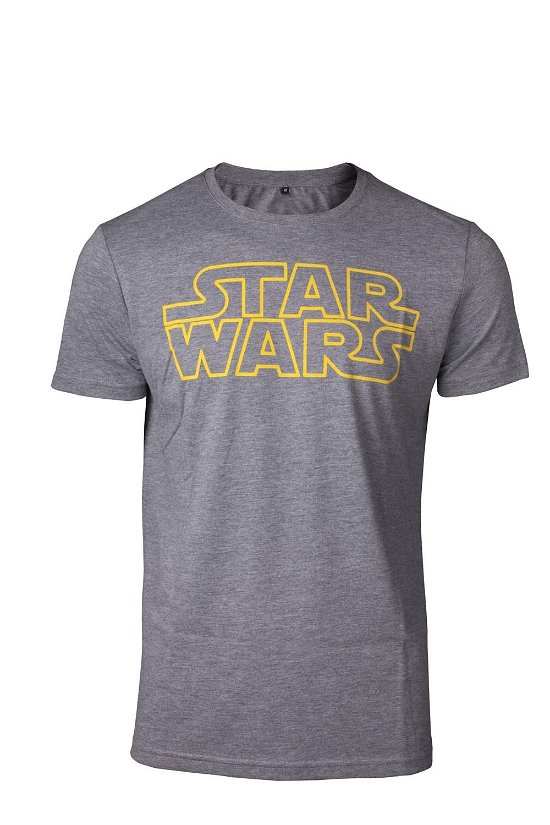 Cover for Star Wars · Outlines Logo Grey (T-Shirt Unisex Tg. L) (T-shirt)