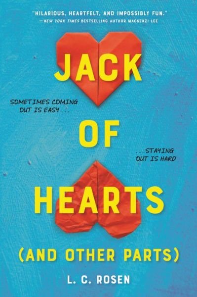 Cover for L. C. Rosen · Jack of Hearts (and other parts) (Paperback Bog) (2020)