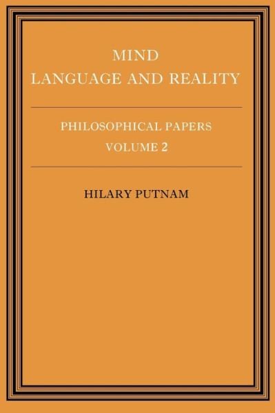 Cover for Hilary Putnam · Philosophical Papers: Volume 2, Mind, Language and Reality (Paperback Book) (1979)