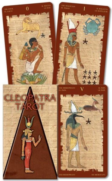 Cover for Lo Scarabeo · Tarot of Cleopatra (Flashcards) [English And Spanish edition] (2006)