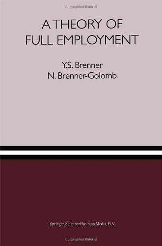 Cover for Y.S. Brenner · A Theory of Full Employment (Hardcover Book) [1996 edition] (1996)