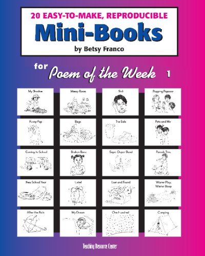 Mini-books for Poem of the Week 1: 20 Easy-to-make Reproducible Mini-books - Betsy Franco - Books - Teaching Resource Center - 9781567850512 - September 30, 2008