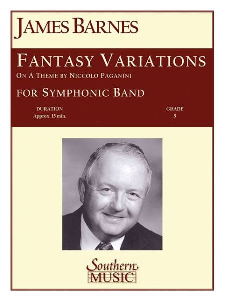 Cover for James Barnes · Fantasy Variations on a Theme of Paganini (Paperback Book) (1989)