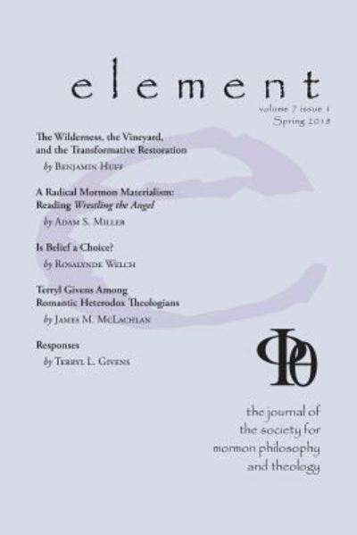 Element - James M McLachlan - Books - Greg Kofford Books, Inc. - 9781589586512 - March 2, 2018