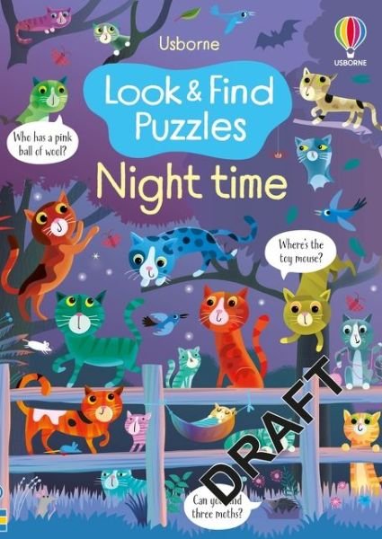Look and Find Puzzles Night time - Look and Find Puzzles - Kirsteen Robson - Books - Usborne Publishing Ltd - 9781801310512 - October 28, 2021